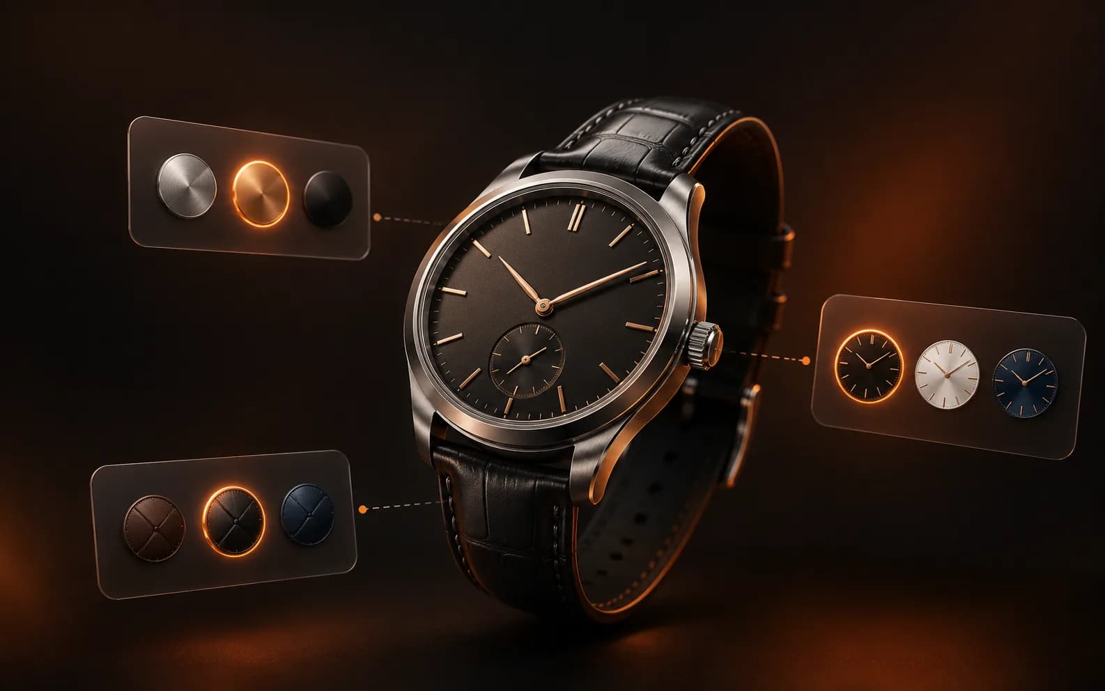 3D Watch Studio — interactive 3D demo