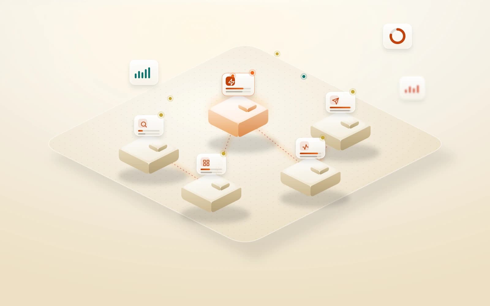 AI Workflow Command Center — interactive 3D demo
